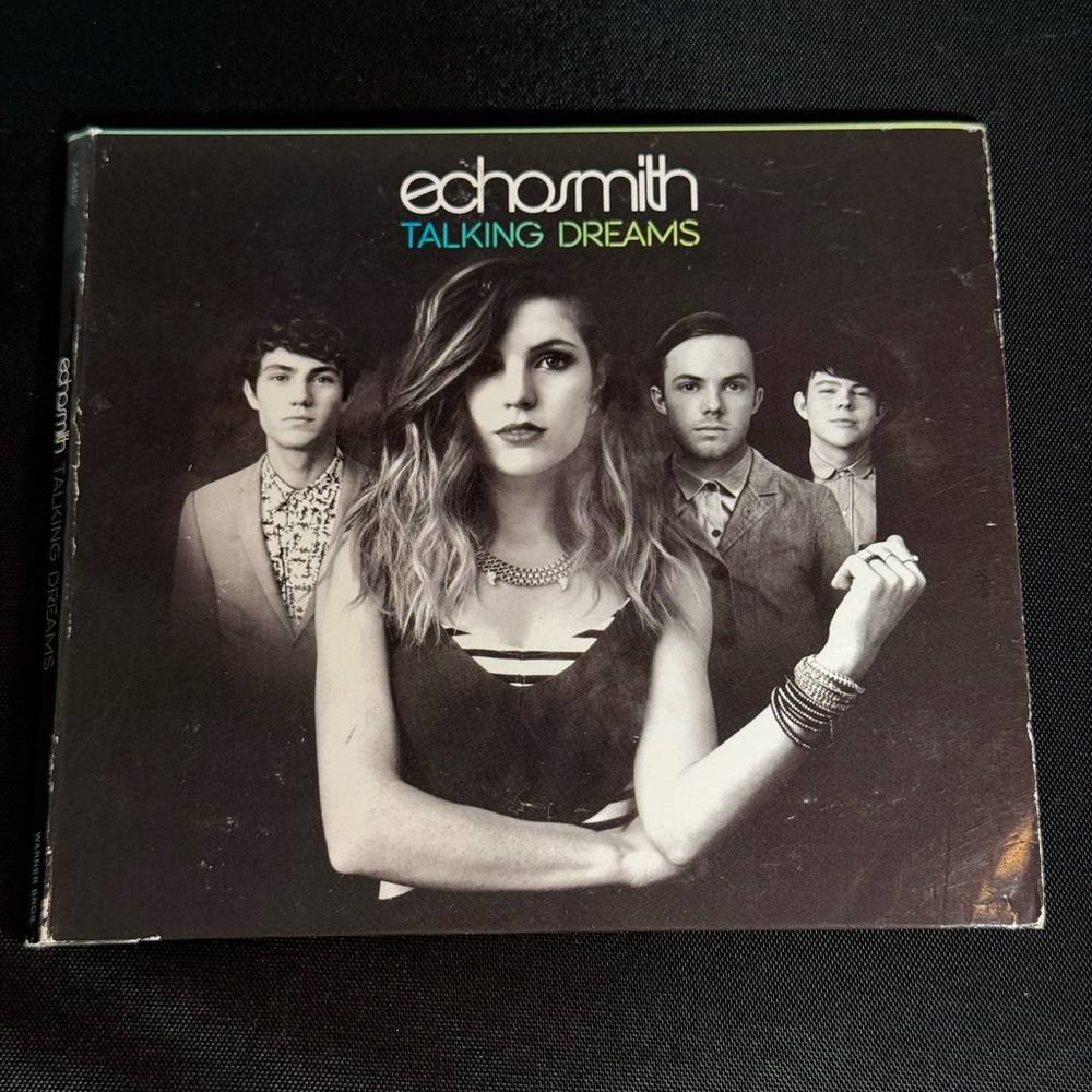 ECHOSMITH Monochrome Album Cover with Colorful Text